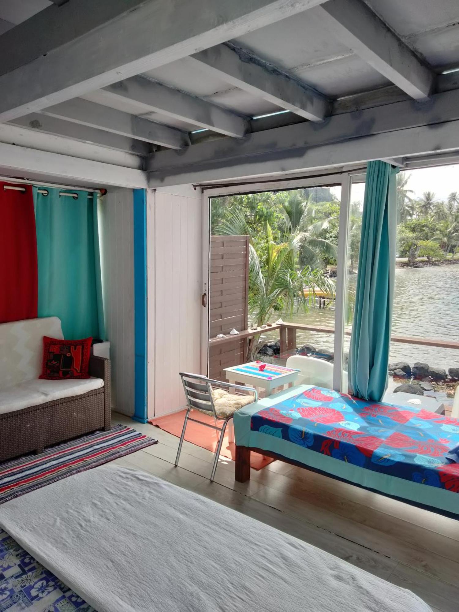Bungalow Vue Lagon 180 Degre, La Maison Bleue Moorea Eksteriør bilde
