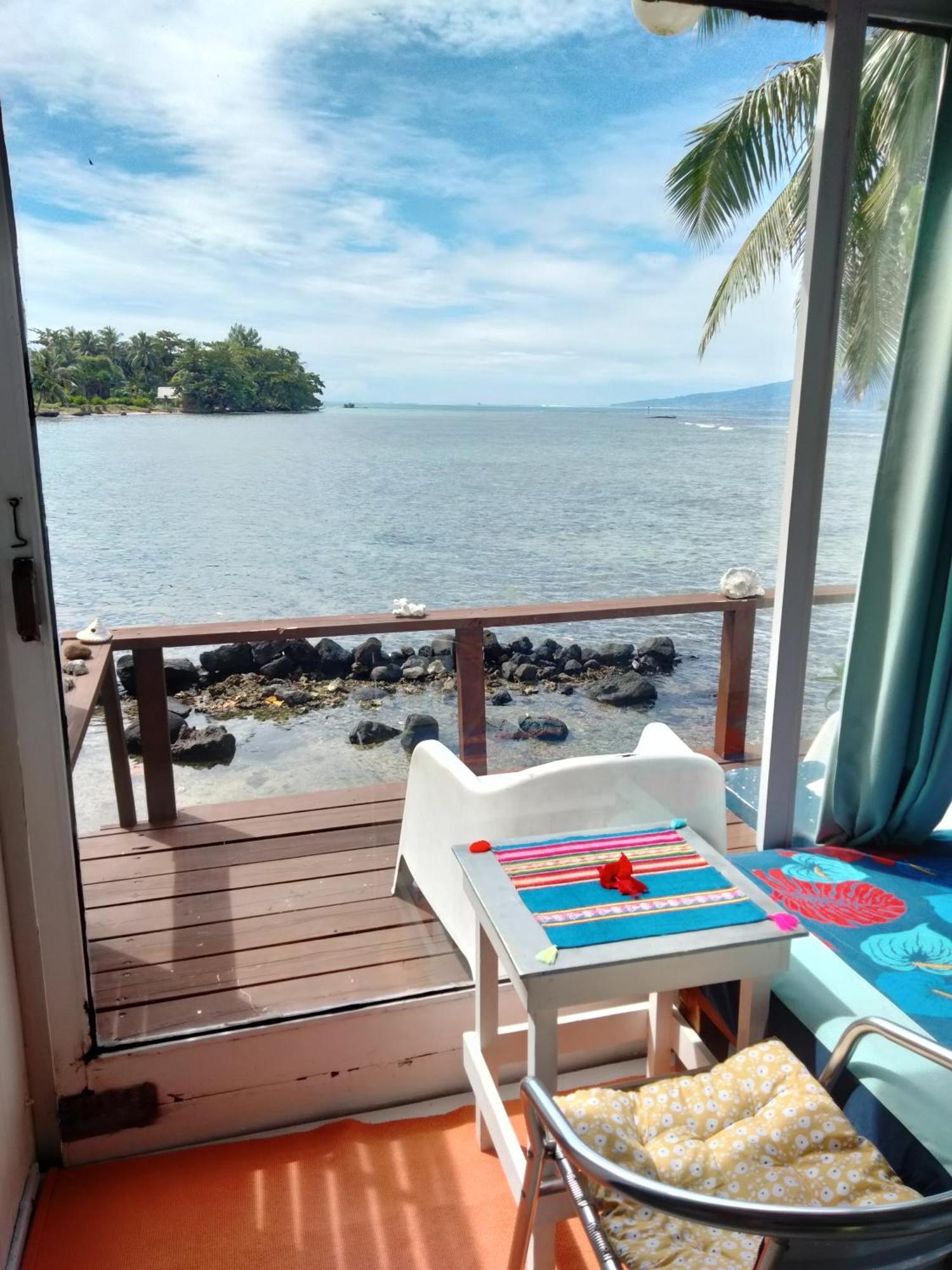 Bungalow Vue Lagon 180 Degre, La Maison Bleue Moorea Eksteriør bilde